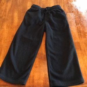 Like new Black Janie and Jack fleece pants